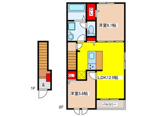 ランプタウンの物件間取画像